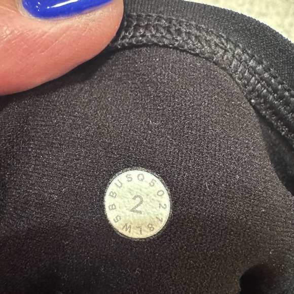 Lululemon Interconnect Reveal Black Leggings Tights Yoga Workout Pants Sz 2 - Picture 11 of 13